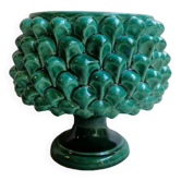 vaso in ceramica a forma di pigna