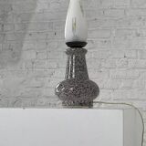 Vintage ceramic and opaline lamp