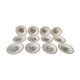 Lot de 12 petites assiettes Digoin Sarreguemines, « Les Mois »