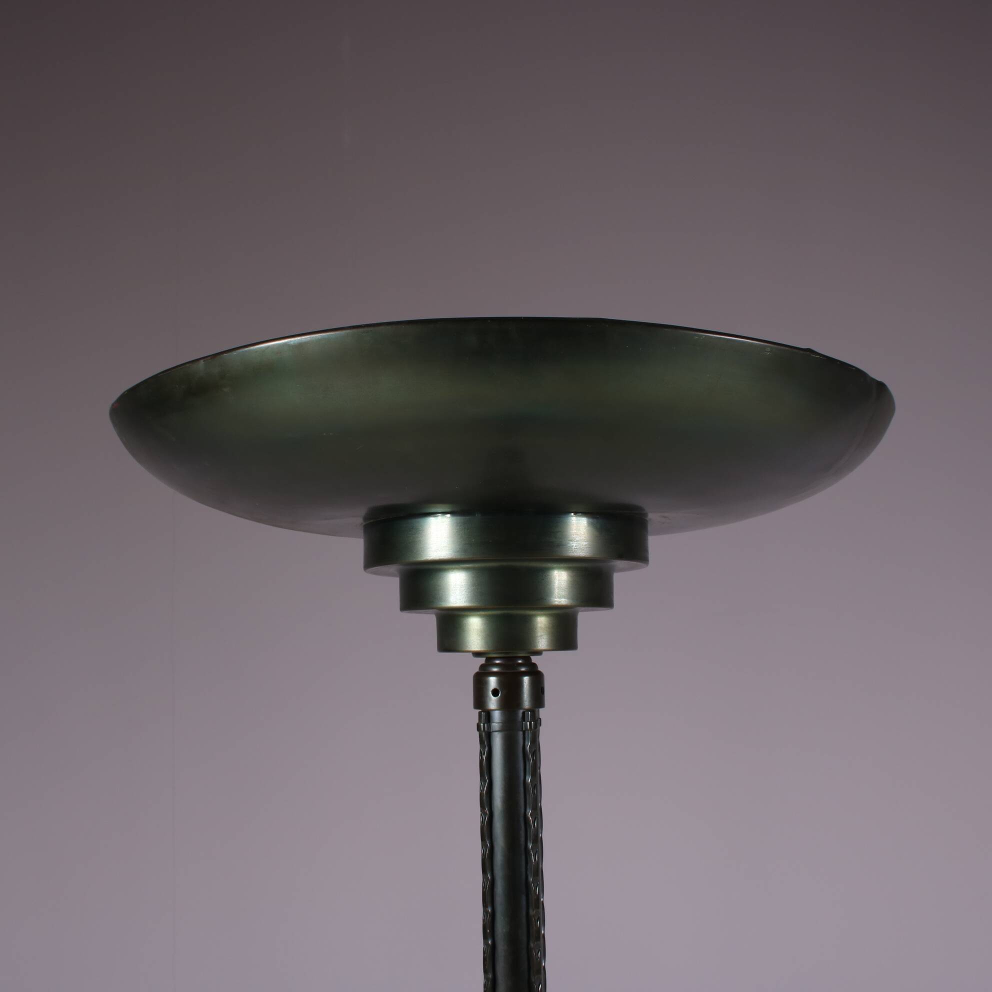 1930s Uplighter floor lamp in Amsterdamse School style, Netherlands