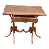 Old small side table with drawer..