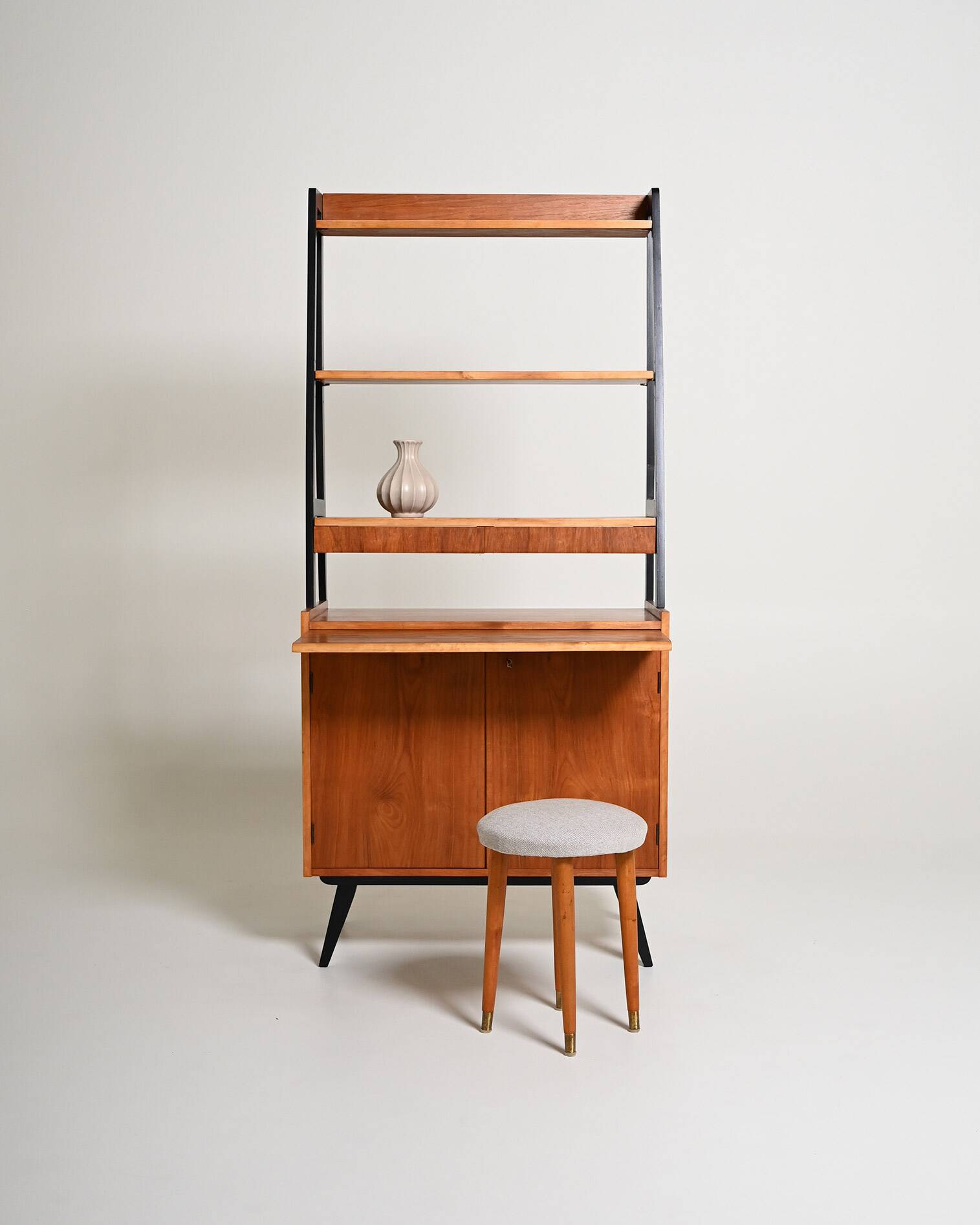 Scandinavian teak bookcase, 1960s