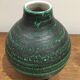 Green ceramic vase from the 1950s