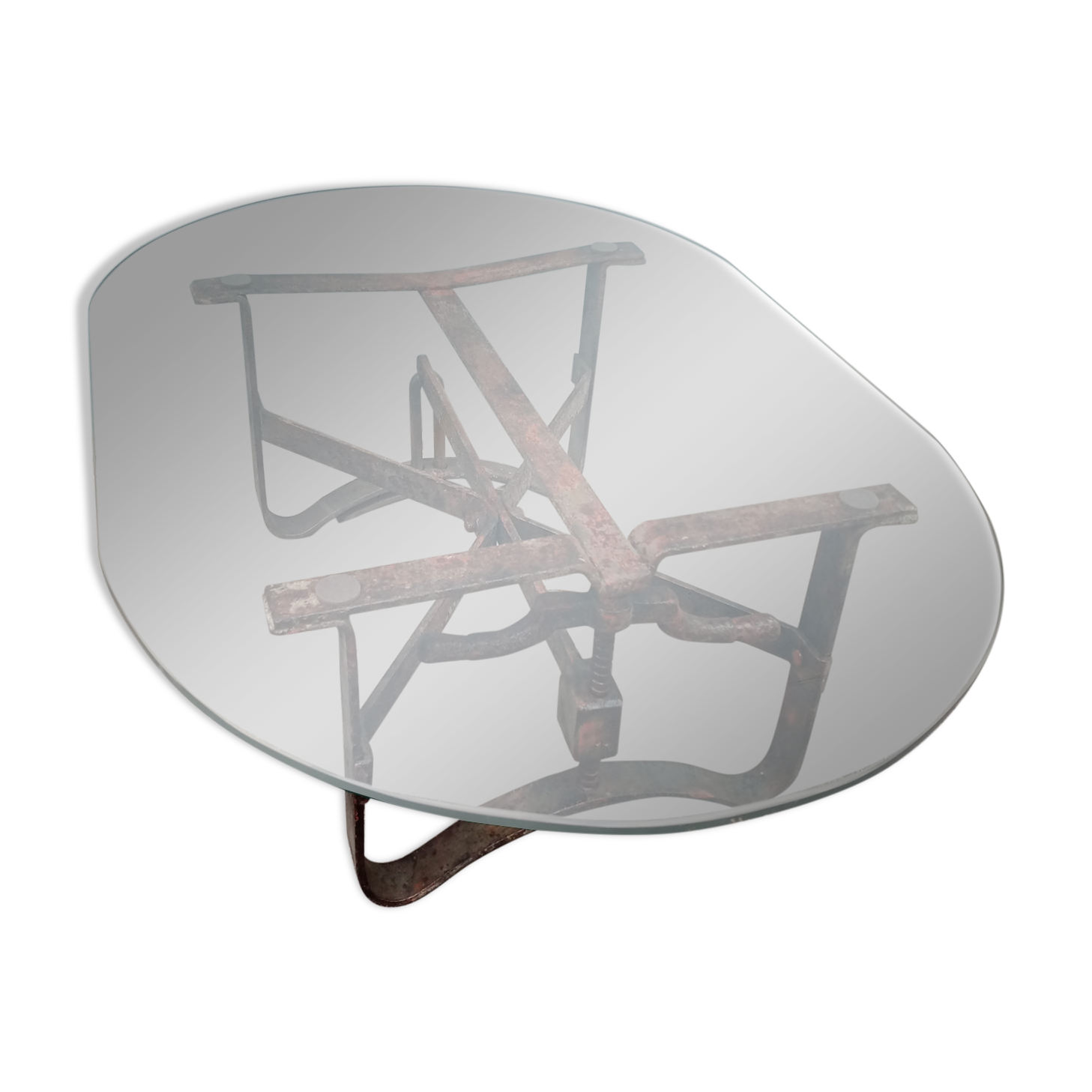 Industrial coffee table