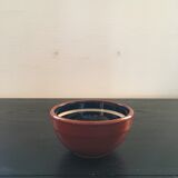 Blue spiral decoration bowl