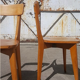 Lot de 2 chaises de bistrot Luterma