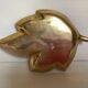 Brass leaf catchall