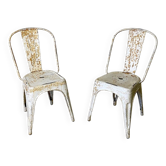 Paire de chaises Tolix modèle A design Xavier Pauchard
