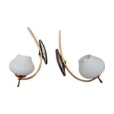 Pair of Arlus wall light