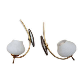 Pair of Arlus wall light
