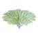 Venetian Leaves Flush Mount in Green Murano Glass by Simoeng