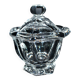 Baccarat Harcourt Missouri Flat Ribbed Crystal Sugar Bowl - Defect