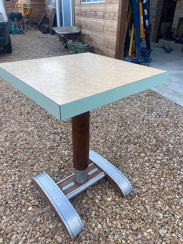 Ancienne Table de bistrot /Restaurant Mobilier Bar Bistrot Vintage années 50