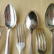 Box of 12 silver metal cutlery 84 G Apollo