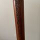Tabouret en bois verni