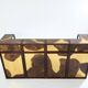 Large oxidized and patinated brass bar by Isabelle and Richard Faure 1970