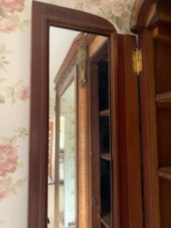 Art deco inlaid and bronze 3-door wardrobe circa 1920