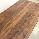 Very large old oak trading counter, XXL format