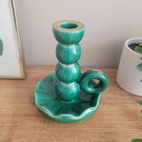 La Redoute x Selency ceramic candle holder 16 green