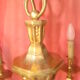 solid bronze chandelier with 5 light arms