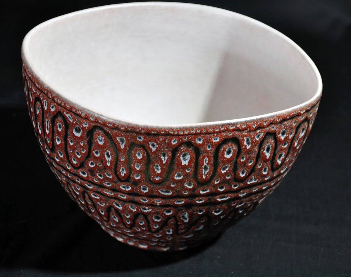Ceramic set signed Jean Austruy circa 1970
