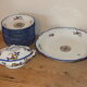 Art Deco dessert service in Limoges Astral porcelain