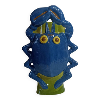 20th century designer ceramic vase Sandra Corina Paris