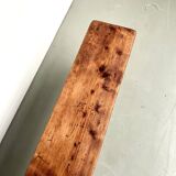 1950s pine farmhouse bench