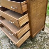 Vintage chest of drawers compass feet