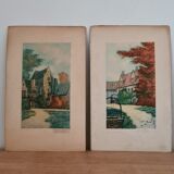 Two old lithographs
