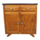 Vintage Mado commode in terracotta and light oak, 1960s.