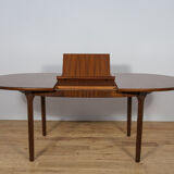 Mid-century teak oval extendable dining table from McIntosh, United Kingdom, 1960s