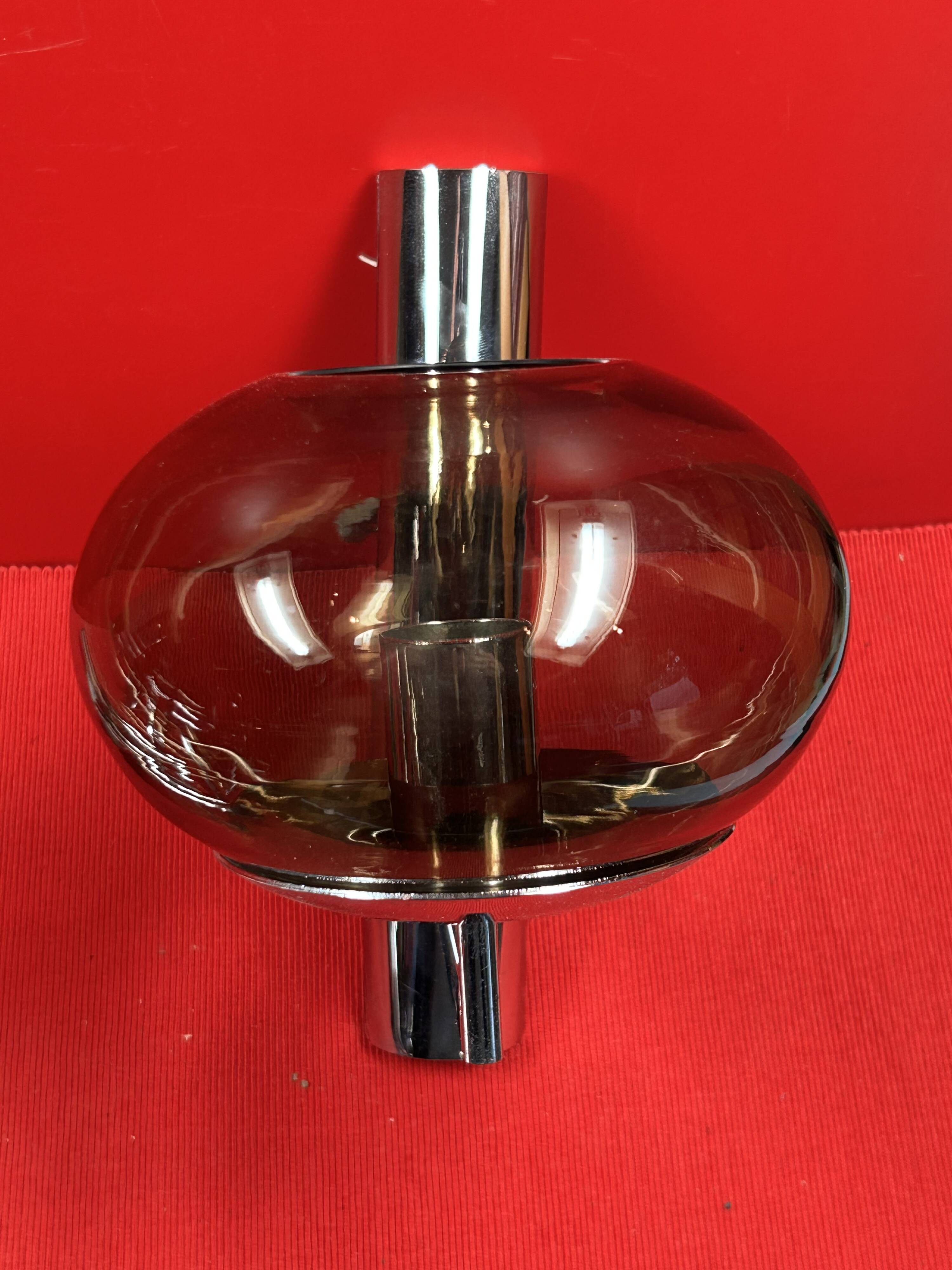 Gaétano Sciolari 70s lighting fixtures, chandeliers and wall lights - set of 7