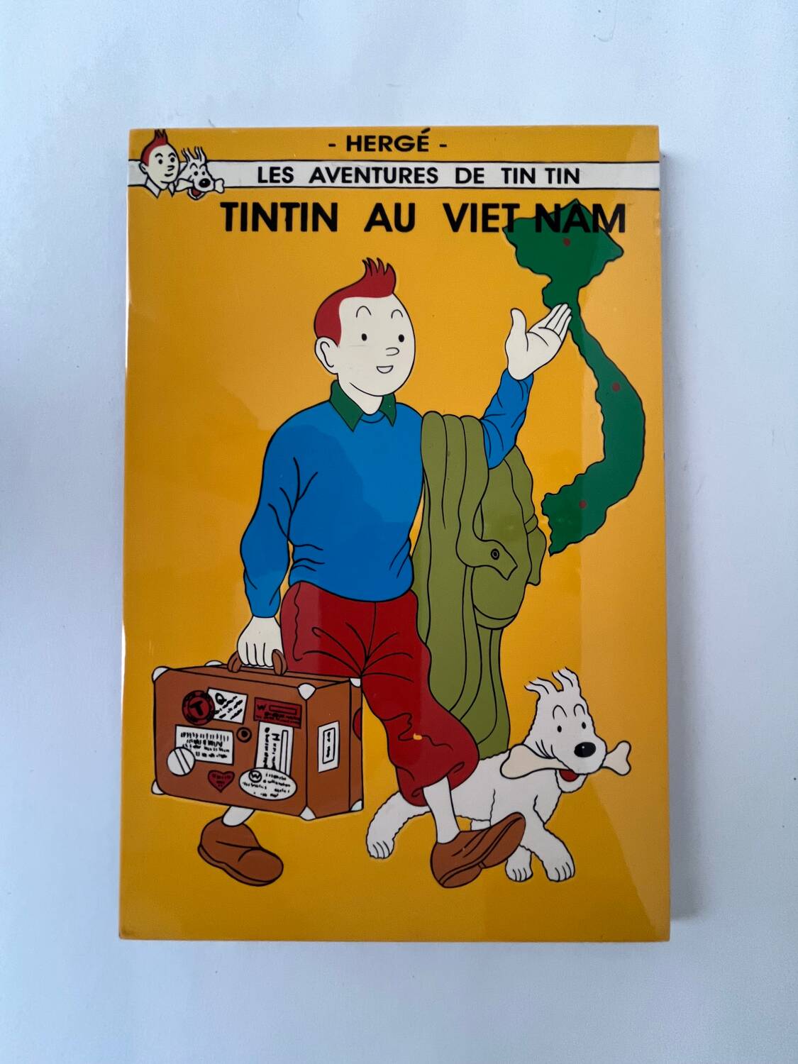 Tintin album advertising panel