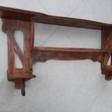 Art Nouveau-style wall shelf
