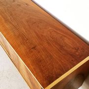 Walnut veneer row edition Bytomskie Zaklady, Polish Mid-Century 1960s