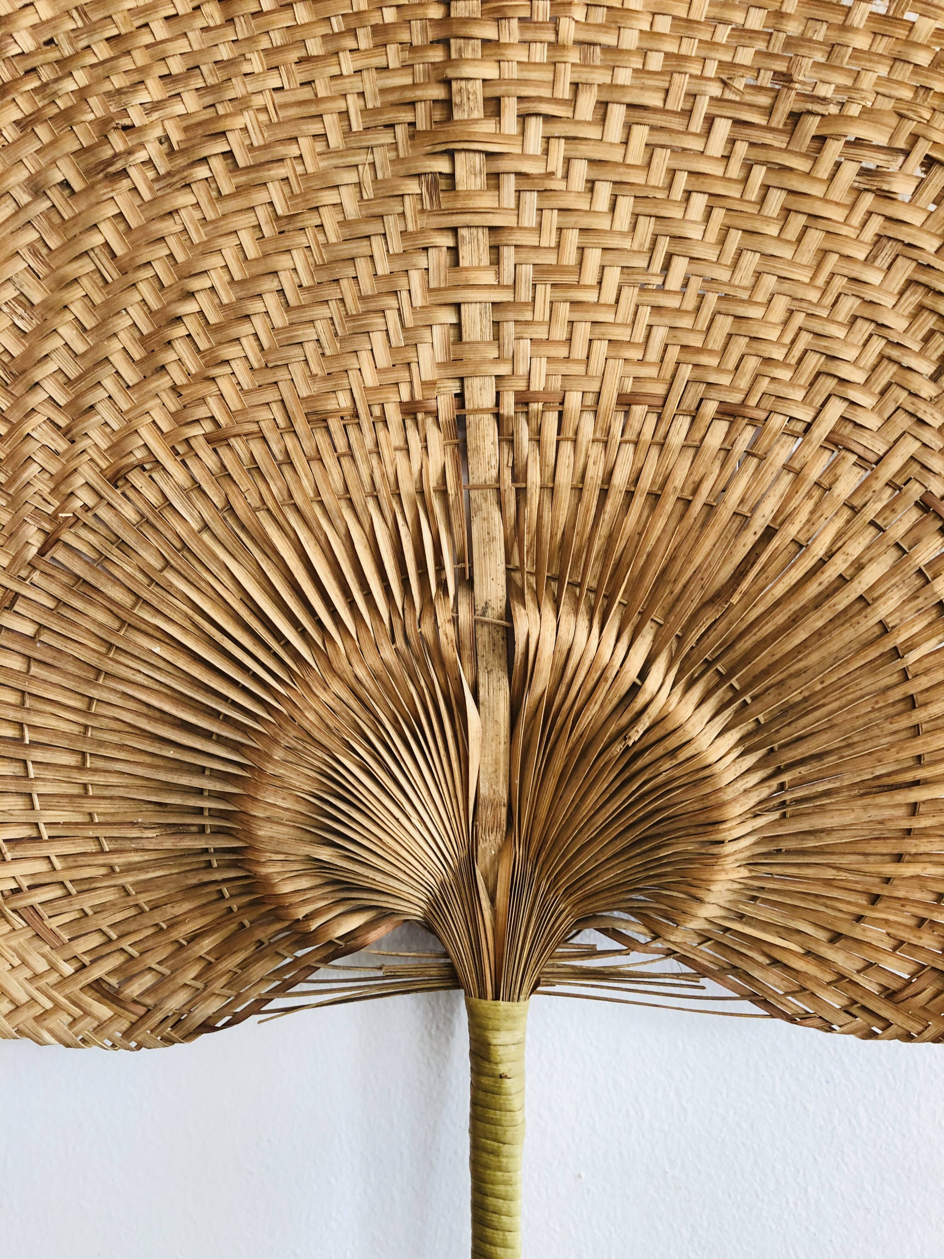 Woven wicker palm