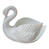 Vintage Italian ceramic swan planter pot