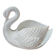Vintage Italian ceramic swan planter pot