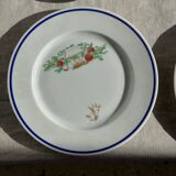 Set of 12 cheese plates France Chavroux 1990s D 21.5