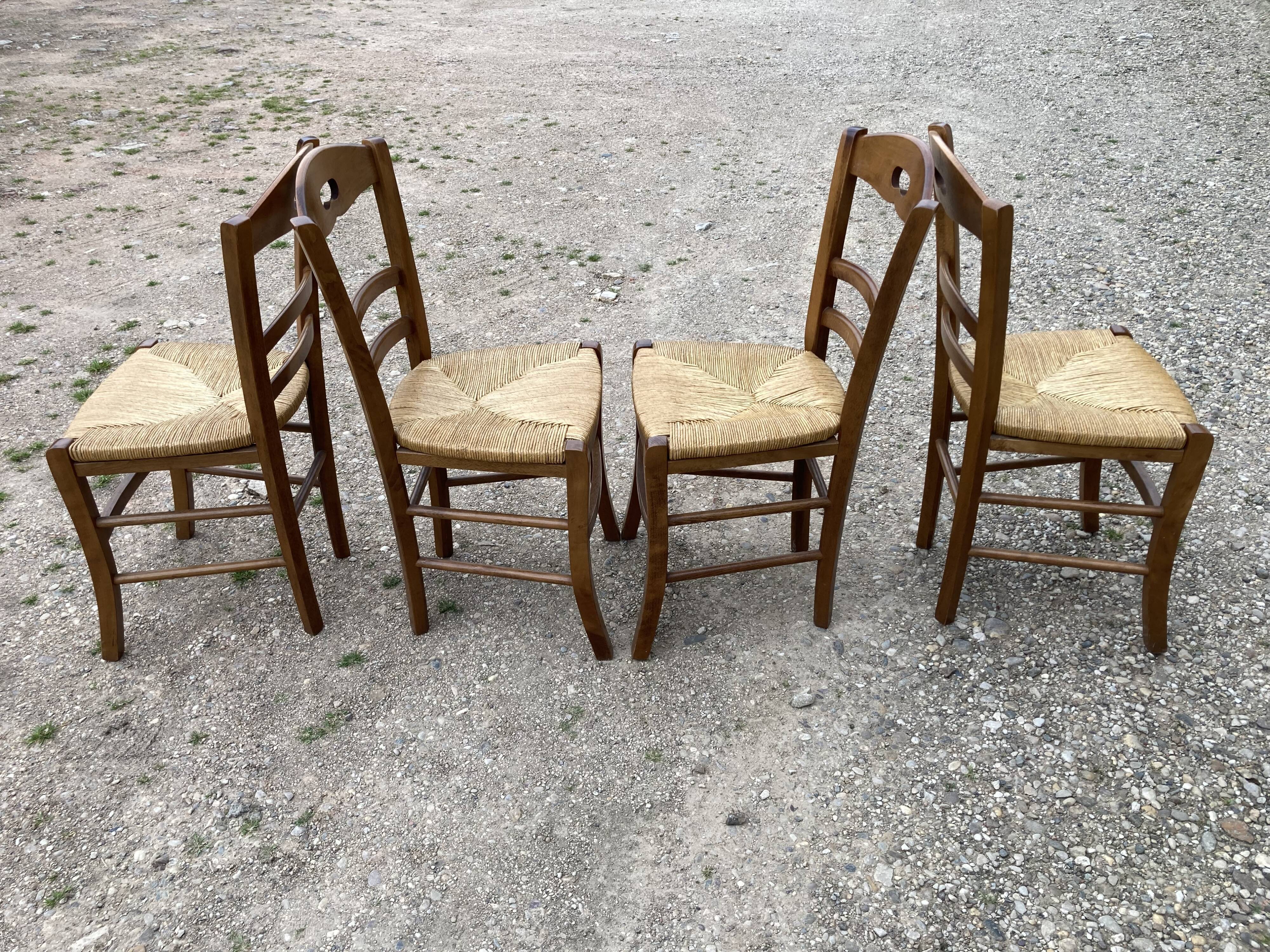 4 chairs mulched in ash
