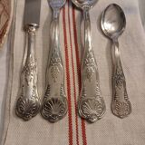 Antique flatware set for 51 place settings