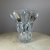 70s crystal vase