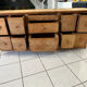 Vintage 1950s workshop sideboard