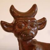 Ceramic bull by Lars Bergsten 1960