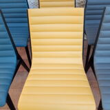 Suite of 6 modernist chairs from the 80s