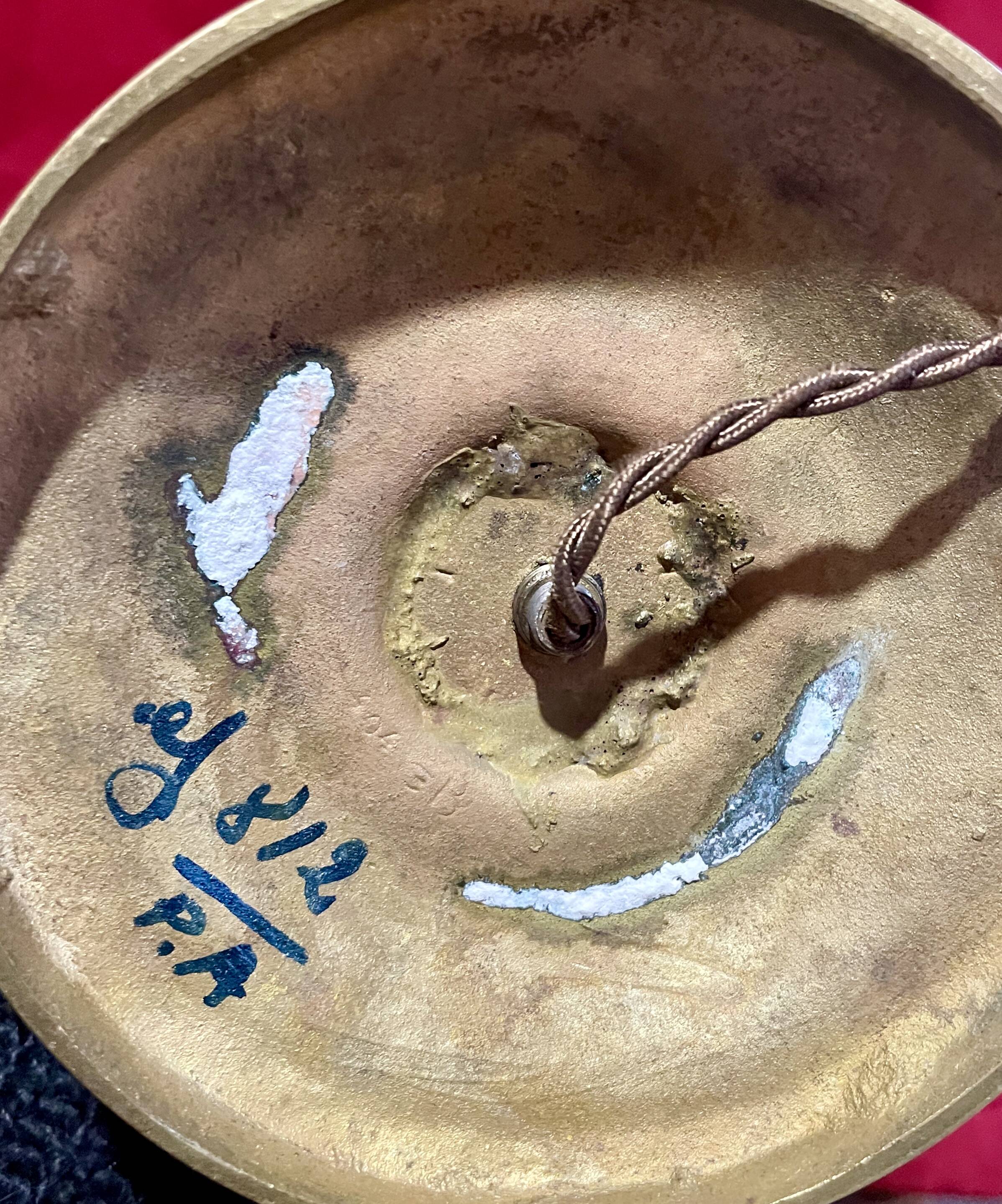 Lampes XIX ème, bronze doré, signées