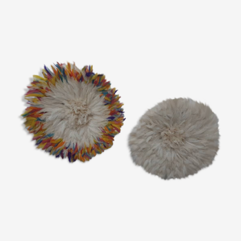 02 juju hats white and multicolored set of 35 cm