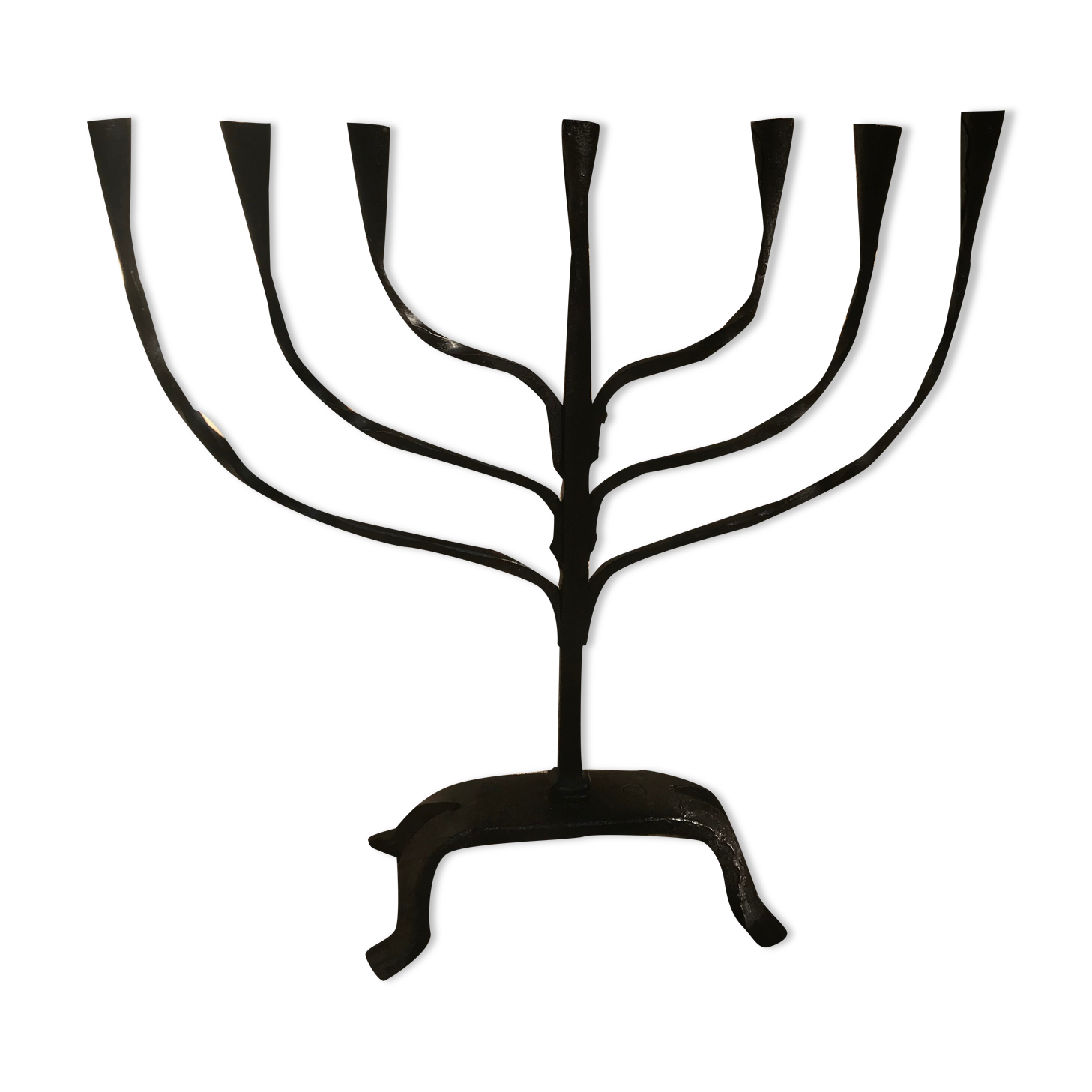 Wrought iron candelabra