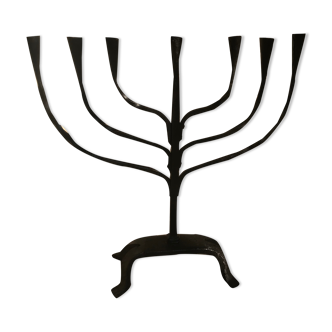 Wrought iron candelabra